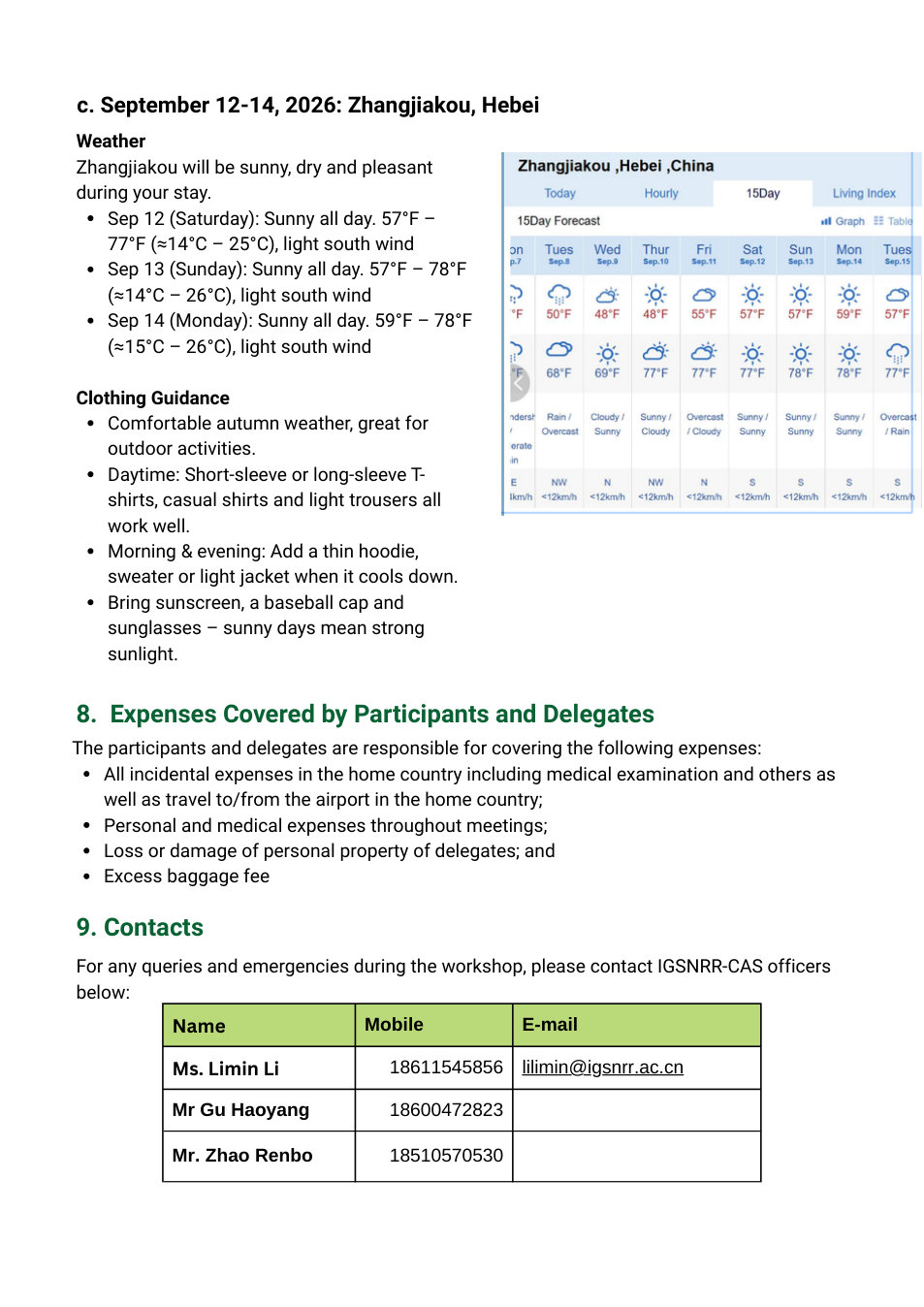 Events document page 11